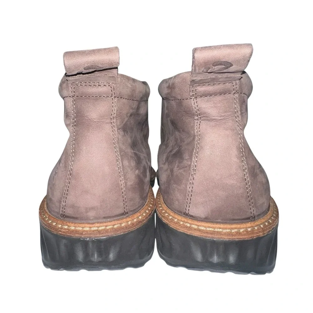ECCO ST.1 Hybrid‎ Phorene Chukka Boots Mens 8 EU 42 Brown Nubuck Waterproof